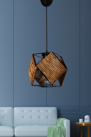 Lock Single Pendant Antique Black