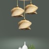 Cement 3-Piece Chandelier Natural