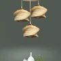 Cement 3-Piece Chandelier Natural