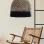 Delacorde Handmade Chandelier Jute Black