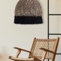 Delacorde Handmade Chandelier Jute Black