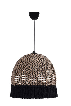 Delacorde Handmade Chandelier Jute Black