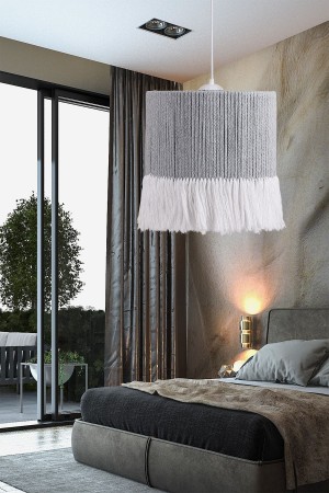 Bandit Handmade Chandelier Gray White