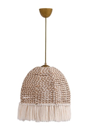 Delacorde Handmade Chandelier Jute Ecru