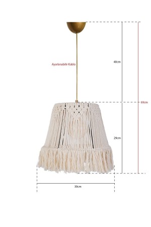 Tresse Corde Handmade Cream Chandelier