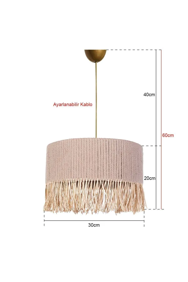 Touffe Handmade Chandelier Beige Buy Touffe Handmade Chandelier Beige