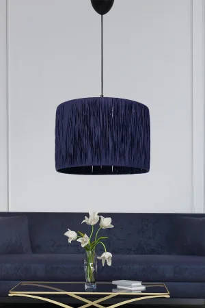 Fenouil Handmade Pendant Chandelier Navy Blue