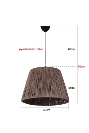 Gaufres Handmade Pendant Chandelier Coffee