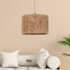 Roue Pendant Chandelier Wicker