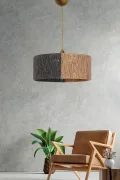 Froid Handmade Pendant Lamp Gray Wicker Buy Froid Handmade Pendant Lamp Gray Wicker