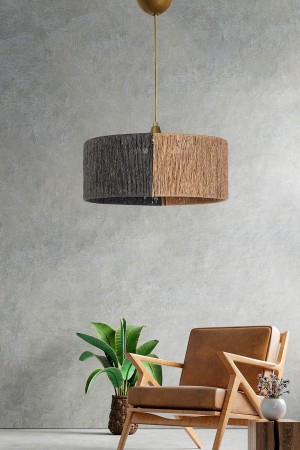 Froid Handmade Pendant Lamp Gray Wicker