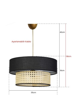 Chaud Pendant Lamp Black Cream