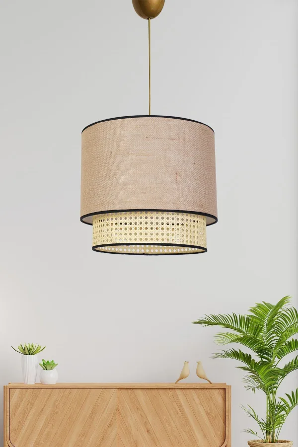 Lustre Sarkıt Avize Bej Krem Gözat