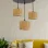 Escargot 3-piece Pendant Chandelier Natural