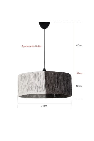 Froid Handmade Pendant Lamp Gray White