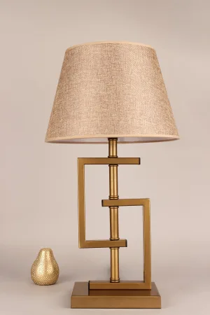 Hmy Outlet | Dekoratif Metal Abajur Gold
