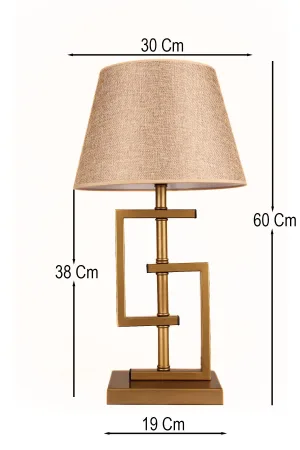 Hmy Outlet | Dekoratif Metal Abajur Gold Hmy Outlet | Dekoratif Metal Abajur Gold