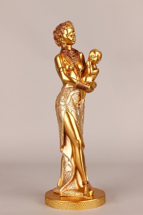 Hmy Outlet | Decorative Mother-Baby Polyester Figurine Buy Hmy Outlet | Decorative Mother-Baby Polyester Figurine
