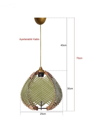 Lierre Handmade Pendant Light Green
