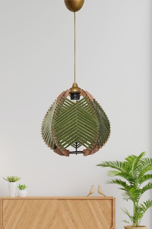 Lierre Handmade Pendant Chandelier Green