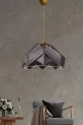 Chaos El Yapımı Sarkıt Avize Gri Gözat