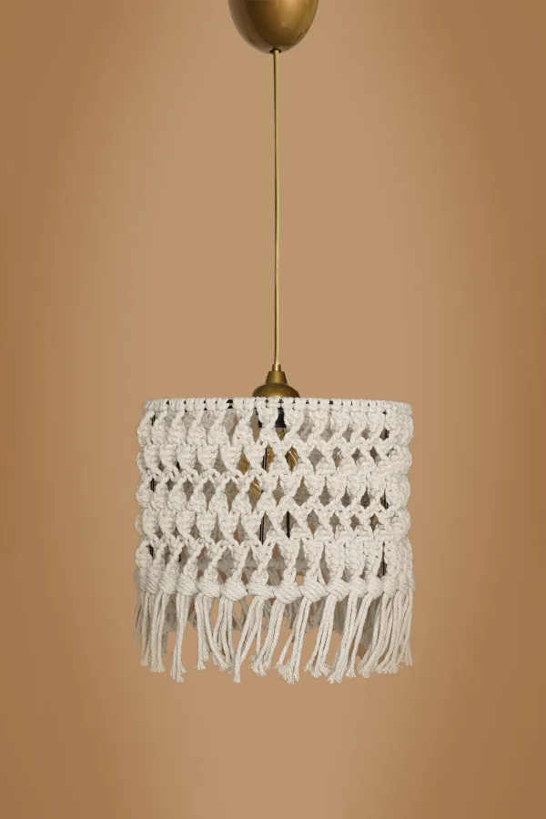 Complete Handmade Chandelier Cream