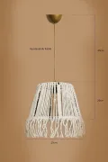 Vilain Handmade Chandelier Cream