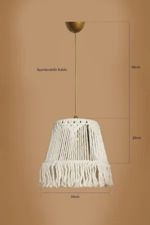 Poele Handmade Chandelier Cream