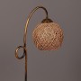 Violet Lampshade Antique Jute - Brown