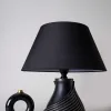 Percena Handmade Polyester Lampshade Black
