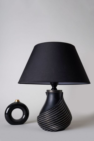 Percena Handmade Polyester Lampshade Black