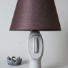 Balance Handmade Polyester Lampshade Gray Brown