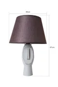 Balance El Yapımı Polyester Abajur Gri Kahve Satın Al Balance El Yapımı Polyester Abajur Gri Kahve Gözat
