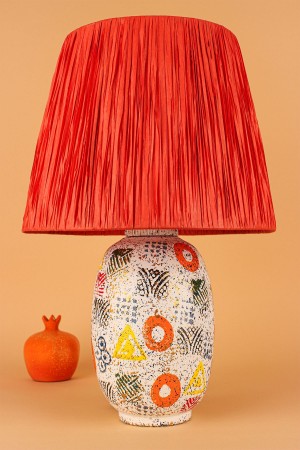 Tangelo Handmade Decorative Ceramic Lampshade