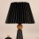 Amande Handmade Decorative Ceramic Lampshade Black