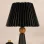 Amande Handmade Decorative Ceramic Lampshade Black