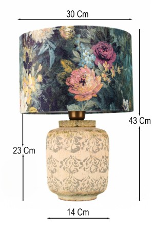 Charelle Handmade Decorative Ceramic Lampshade