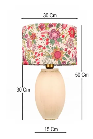 Fiona Handmade Dekoratif Seramik Abajur Fiona Handmade Dekoratif Seramik Abajur