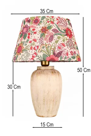 Floravie Handmade Decorative Ceramic Lampshade