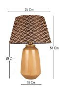Crescent Handmade Decorative Ceramic Lampshade