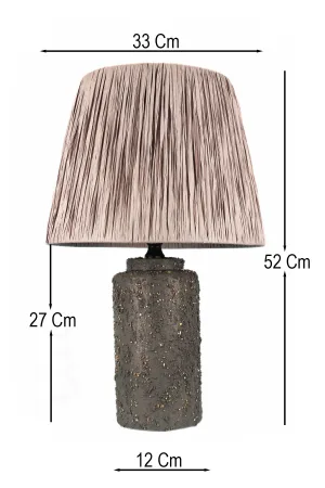 Gravora Handmade Decorative Ceramic Lampshade