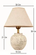 Niveon Handmade Decorative Ceramic Lampshade