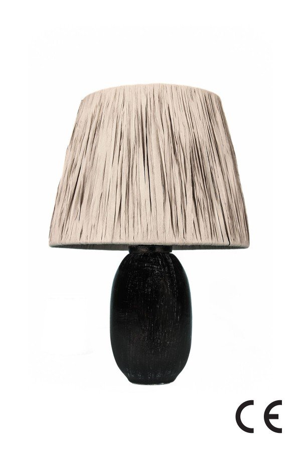 Minhero El Yapımı Dekoratif Seramik Abajur Gözat