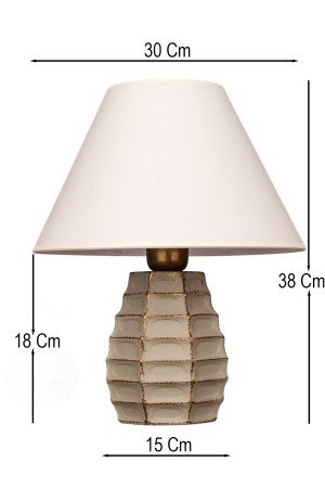 Tessera Handmade Dekoratif Seramik Abajur