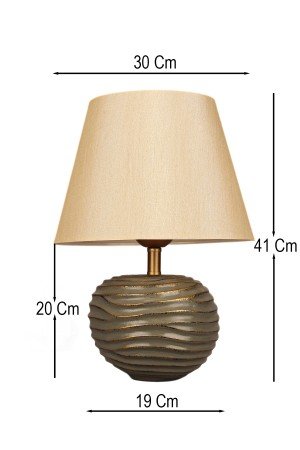 Zenvor Handmade Dekoratif Seramik Abajur