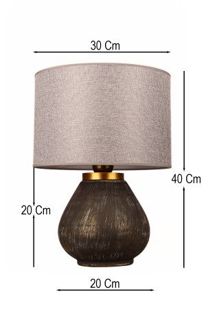 Aureon Handmade Dekoratif Seramik Abajur