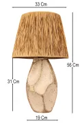Embrosa Handmade Decorative Ceramic Lampshade