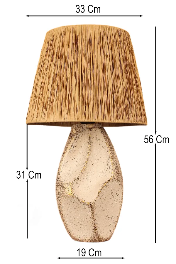 Embrosa Handmade Decorative Ceramic Lampshade