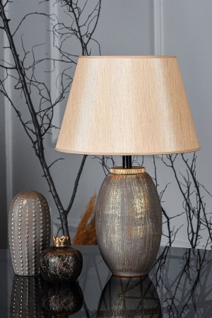 Fonce Ceramic Lampshade Brown Gold