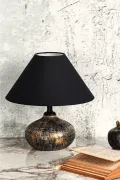 Bakase Handmade Ceramic Lampshade Gold Black